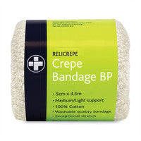 Relicrepe Crepe Bandage  5cm x 4.5m