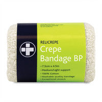 Relicrepe Crepe Bandage   7.5cm x 4.5m