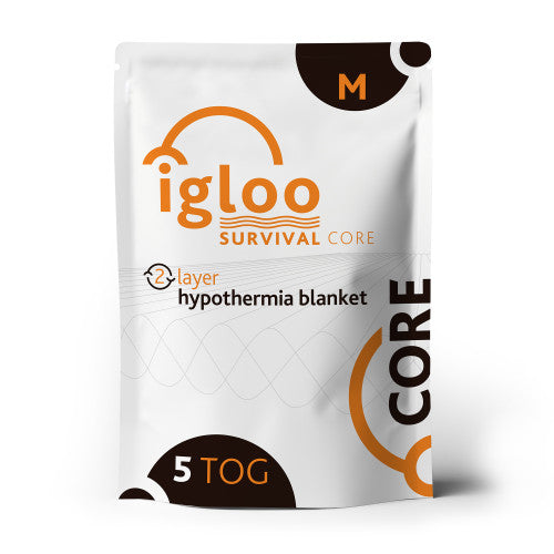 Igloo Core Hypothermia Blanket - Medium - Emergency Orange